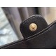 2020 Spring/Summer New Zipper Coin Card Holder Black Lambskin  