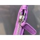 2020 Spring/Summer New Zipper Coin Card Holder Lavender Purple Lambskin  