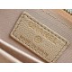 19 Series Zipper Coin Card Holder Milk Tea Apricot Goat Leather  