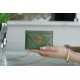 19 Series Card Holder Matcha Green 19 Series Classic Diamond Design Lambskin  