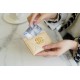 19 Series Card Holder Milk Tea Apricot  