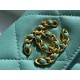 19 Series Card Holder Tiffany Blue Goat Leather  