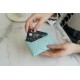 19 Series Card Holder Tiffany Blue Lambskin  