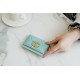 19 Series Card Holder Tiffany Blue Lambskin  