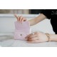 19 Series Card Holder Sakura Pink Goat Leather