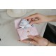 19 Series Card Holder Sakura Pink Goat Leather