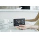 Gabrielle Wander Series Classic Card Holder Black Calfskin  