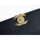 CHANEL 22B Enamel Handle Chain Bag Small Black  