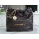 CHANEL 22P Handbag Chocolate Small  