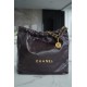 CHANEL 22P Handbag Chocolate Medium  