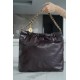 CHANEL 22P Handbag Chocolate Medium  