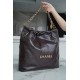 CHANEL 22P Handbag Chocolate Medium  