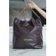 CHANEL 22P Spring/Summer New 22 Handbag Chocolate Large  