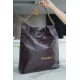 CHANEL 22P Spring/Summer New 22 Handbag Chocolate Large  