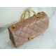 CHANEL 22K New Adjustable Flap Bag Milk Tea Almond Small  