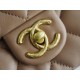 CHANEL 22K New Adjustable Flap Bag Milk Tea Almond Small  