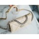 CHANEL 19 WOC 22C Almond Color Silver Hardware  