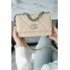 CHANEL 19 WOC 22C Almond Color Silver Hardware  