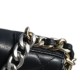 CHANEL 19 WOC 22C Black Silver Hardware  