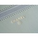 CHANEL 19 WOC 22C Light Gray Silver Hardware  