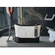 Chanel Gabrielle Classic Wander Bag Black & White Small Calfskin  