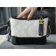 Chanel Gabrielle Classic Wander Bag Black & White Small Calfskin  