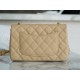 Classic Flap Classic Flap Bag Large Mini Almond Calfskin  