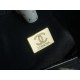 CHANEL 22K Tweed Small Black & White Postman Tofu Bag  