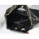 CHANEL 22P Spring/Summer New 22 Handbag Large Black with Gold Hardware  