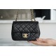 Chanel CF Metal Ball Square Fatty Black  