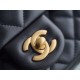 Chanel CF Metal Ball Square Fatty Black  