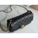 Chanel Mini CF Metal Ball Square Fatty Black  