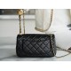 Chanel Mini CF Metal Ball Square Fatty Black  