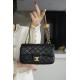 Chanel Mini CF Metal Ball Square Fatty Black  