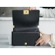 Chanel Leboy Black & Gold Medium Lambskin  