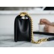 Chanel Leboy Black & Gold Medium Lambskin  