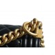 Chanel Leboy Black & Gold Medium Lambskin  