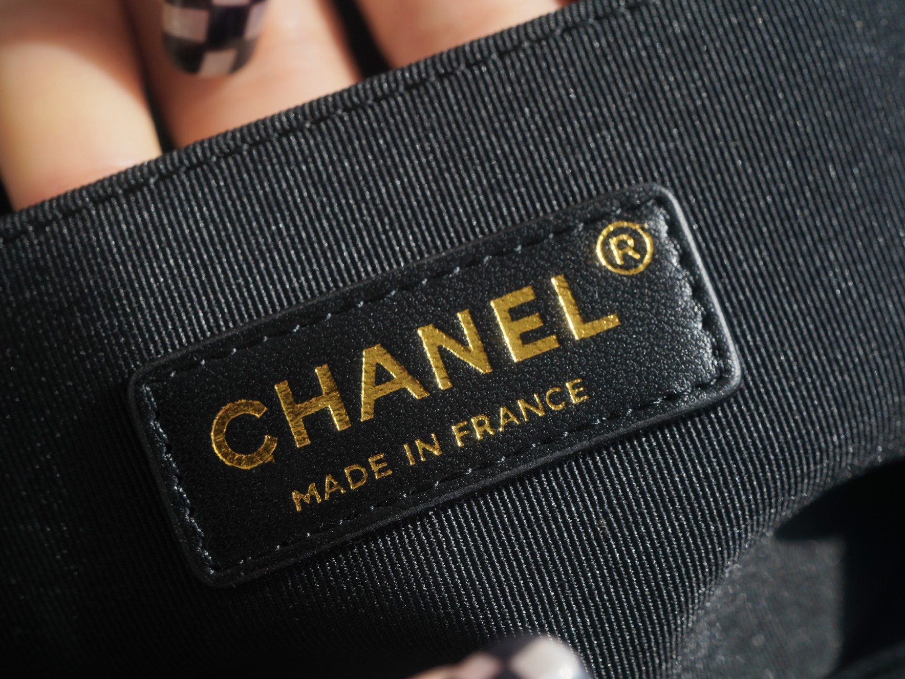 Chanel Leboy Black & Gold Medium Lambskin  