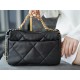 CHANEL 19 BAG Classic Black Medium Lambskin Series