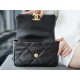 CHANEL 19 BAG Classic Black Medium Lambskin Series