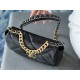 CHANEL 19 BAG Classic Black Medium Lambskin Series