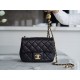 Chanel Metal Ball Square Fatty Black Lambskin  