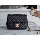 Chanel Metal Ball Square Fatty Black Lambskin  