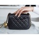 Chanel Metal Ball Square Fatty Black Lambskin  