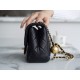 Chanel Metal Ball Square Fatty Black Lambskin  