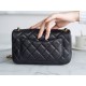 Chanel Mini Metal Ball Square Fatty Black Lambskin  