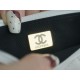 CHANEL 22K New Chain WOC White Lizard Grain Calfskin  