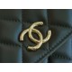 CHANEL 22K New Chain Flap Phone Bag Cuban Green  