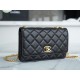 CHANEL 22K Small Gold Bar Adjustable WOC  