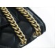 CHANEL 22K Small Gold Bar Adjustable WOC  